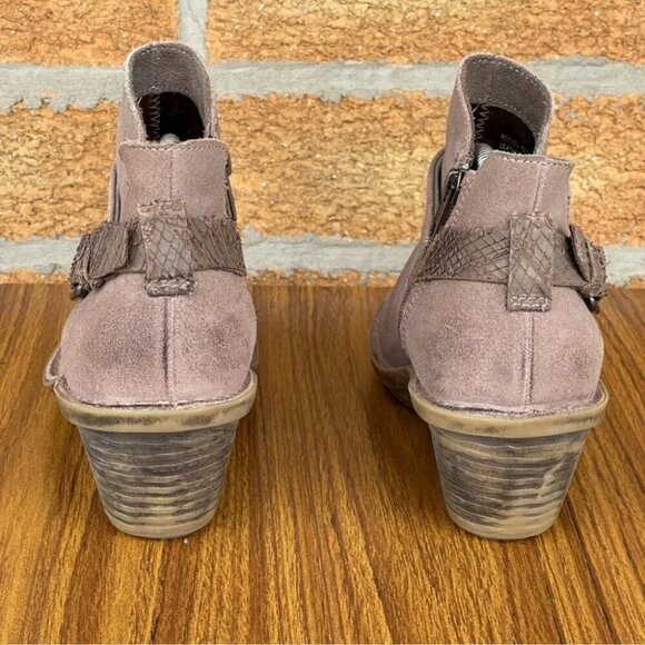 OTBT Women's Rocker Wedge Bootie StoneLeather size 9 - Picture 7 of 10